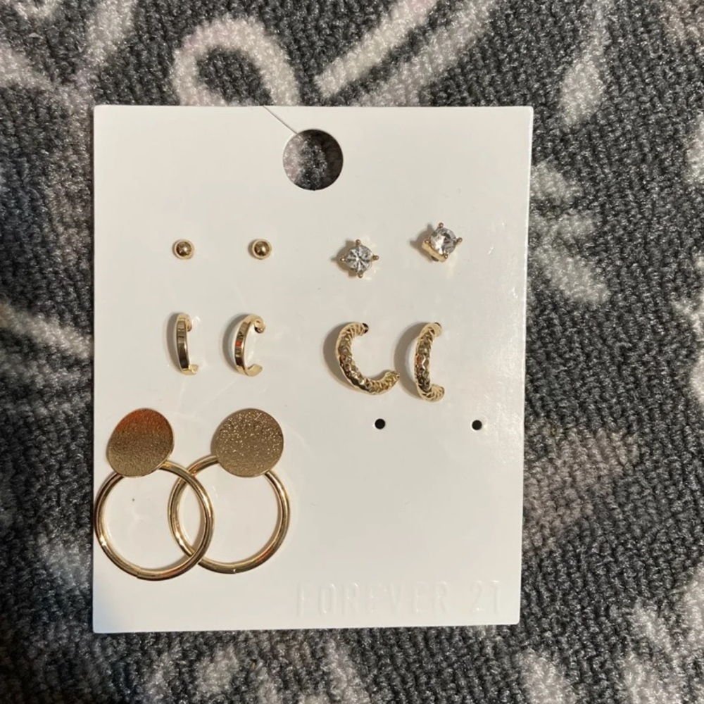 Gold Earrings from Forever 21